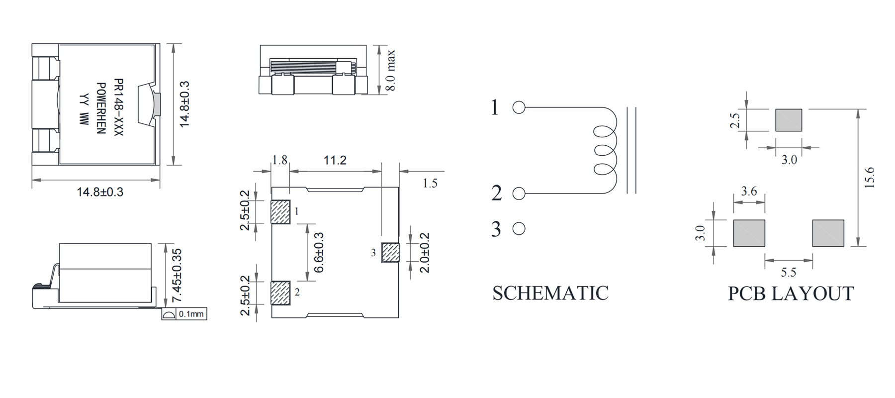 規(guī)格尺寸-PR148